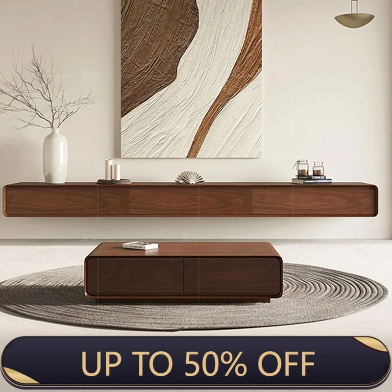 Office Furniture In China - Rak TV Retro, Rak Dinding Kayu,