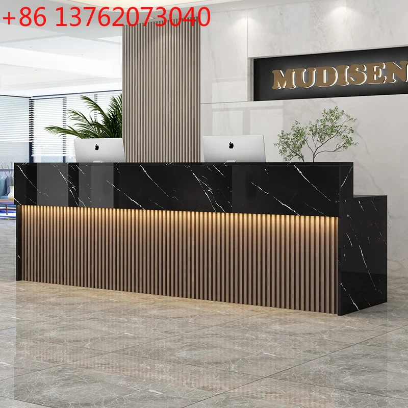 Office Furniture Center - Meja Resepsionis Retro Amerika Mewah Gaya