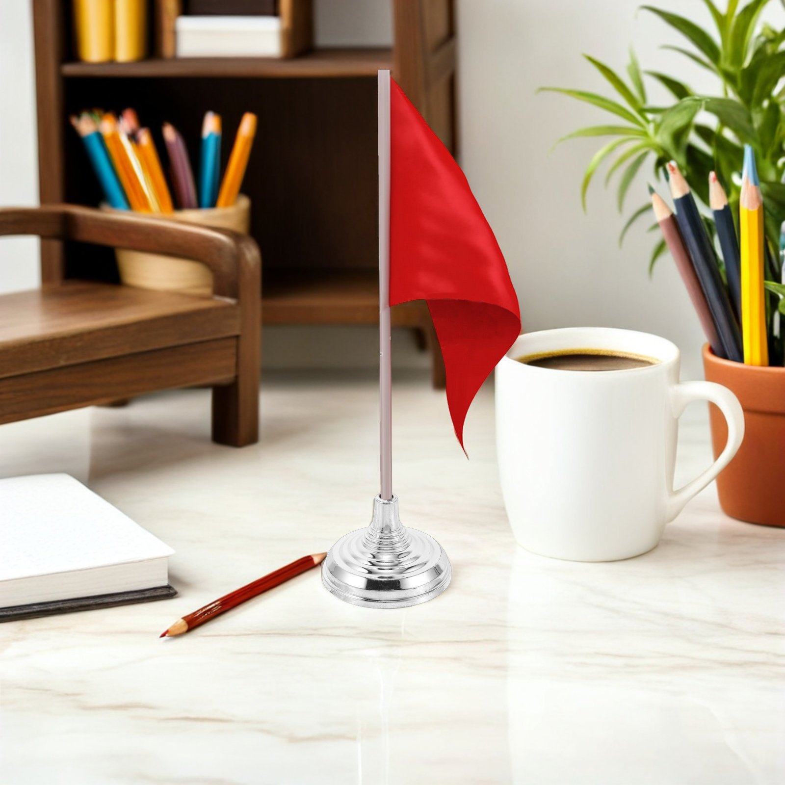 12 Buah Penyangga Bendera Meja - Office Furniture Design ulasan dan harga
