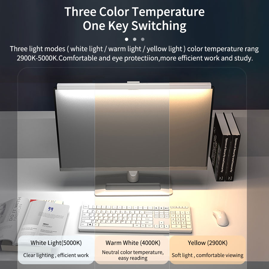 Lampu LED Monitor 50cm, Lampu  - Office Furniture Desk ulasan dan harga