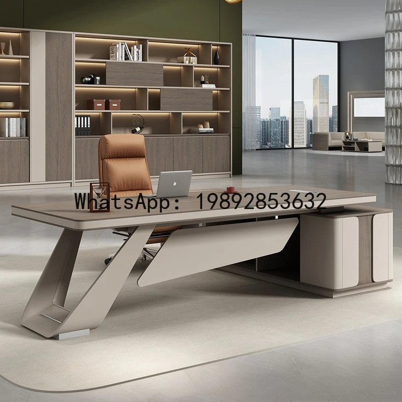 Meja eksekutif H5.18, meja kan - Office Furniture Desk ulasan dan harga