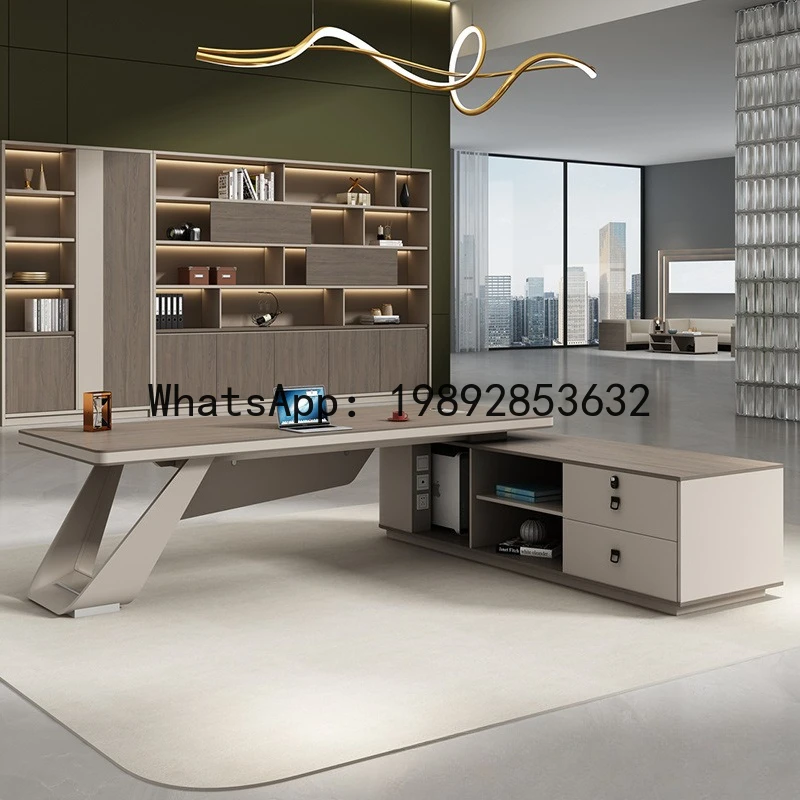 Meja eksekutif H5.18, meja kan - Office Furniture Desk ulasan dan harga