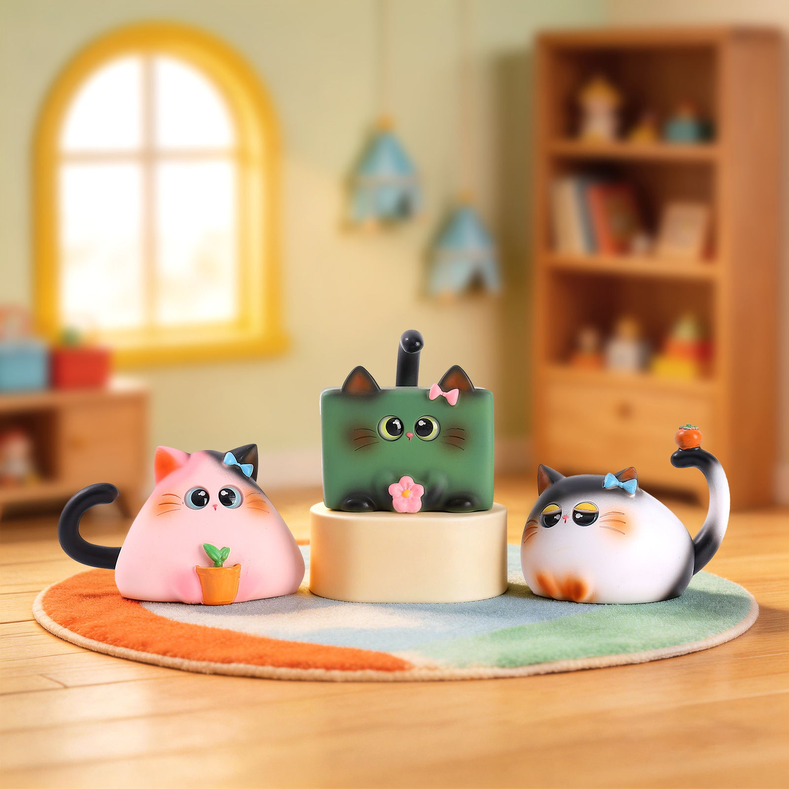 Figur Kucing Blind Box Resin K - Office Furniture Design ulasan dan harga