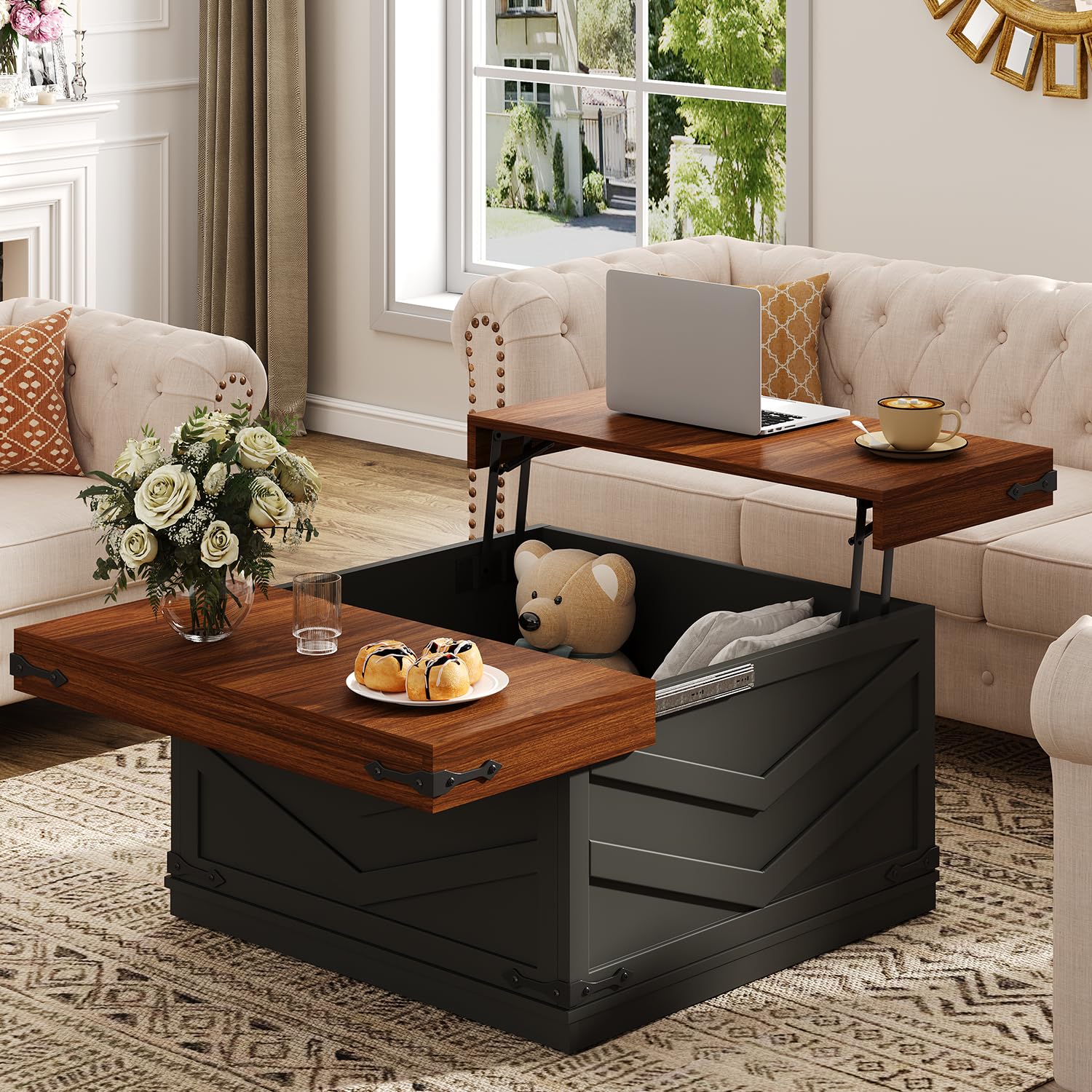 Meja Kopi Lipat dengan Penyimp - Office Furniture Center ulasan dan harga