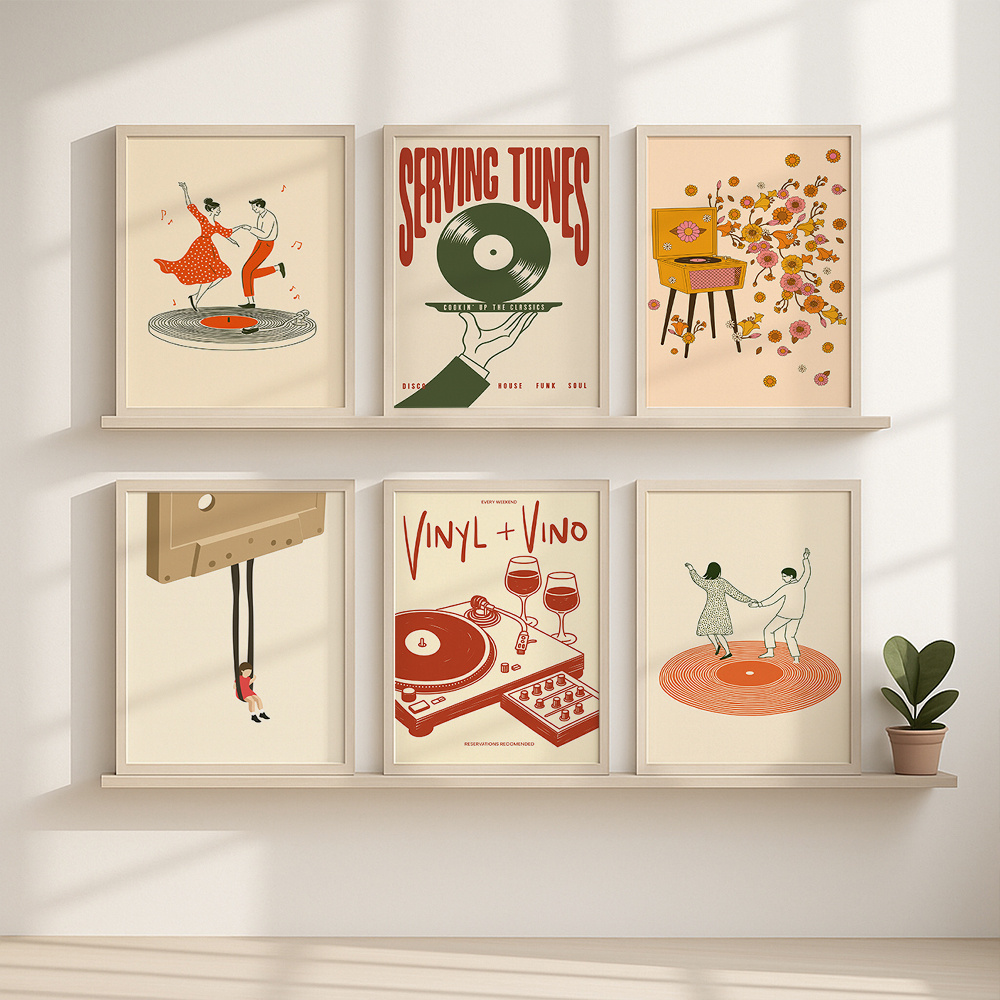 1 Buah Poster Kanvas Musik Ant - Office Furniture Design ulasan dan harga
