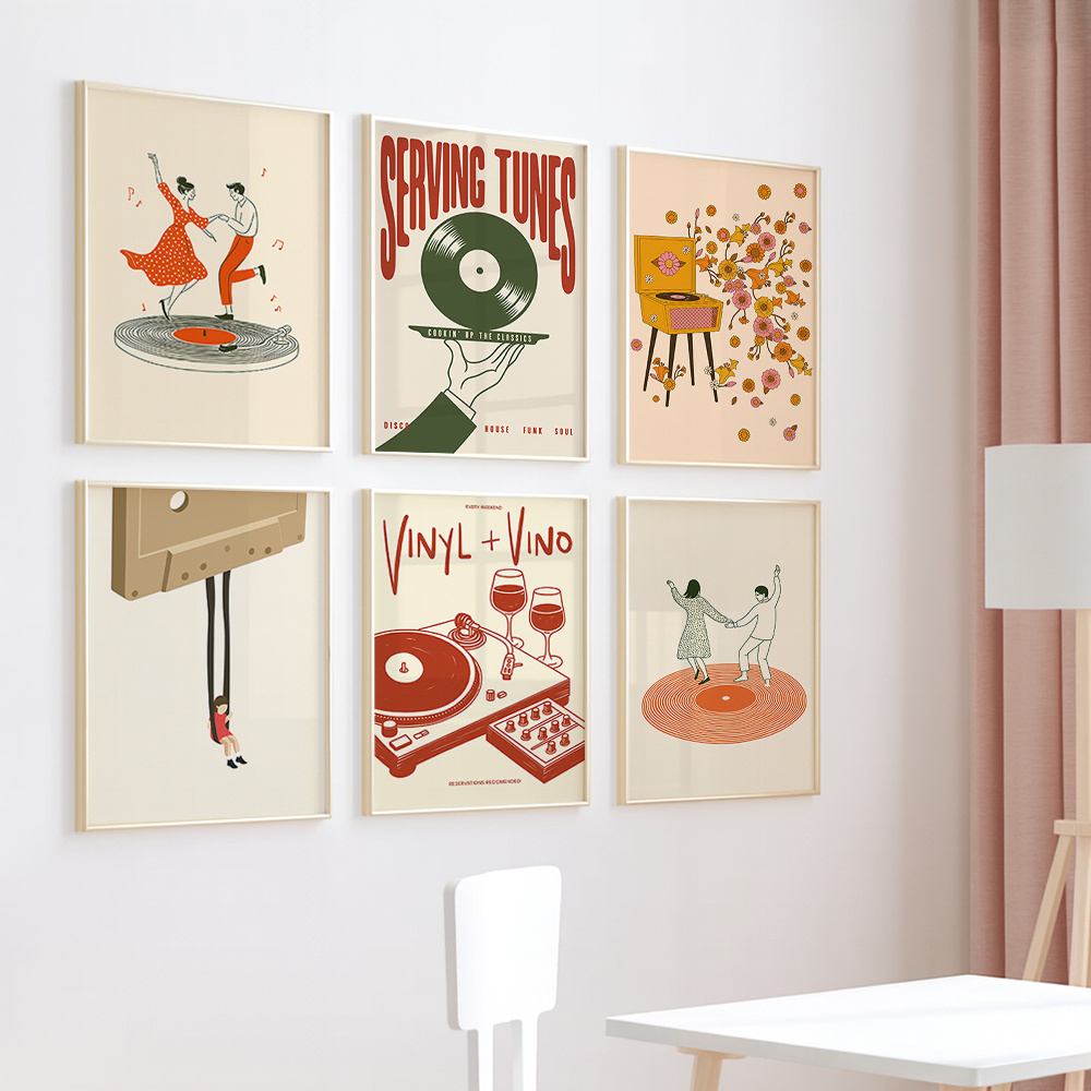 1 Buah Poster Kanvas Musik Ant - Office Furniture Design ulasan dan harga