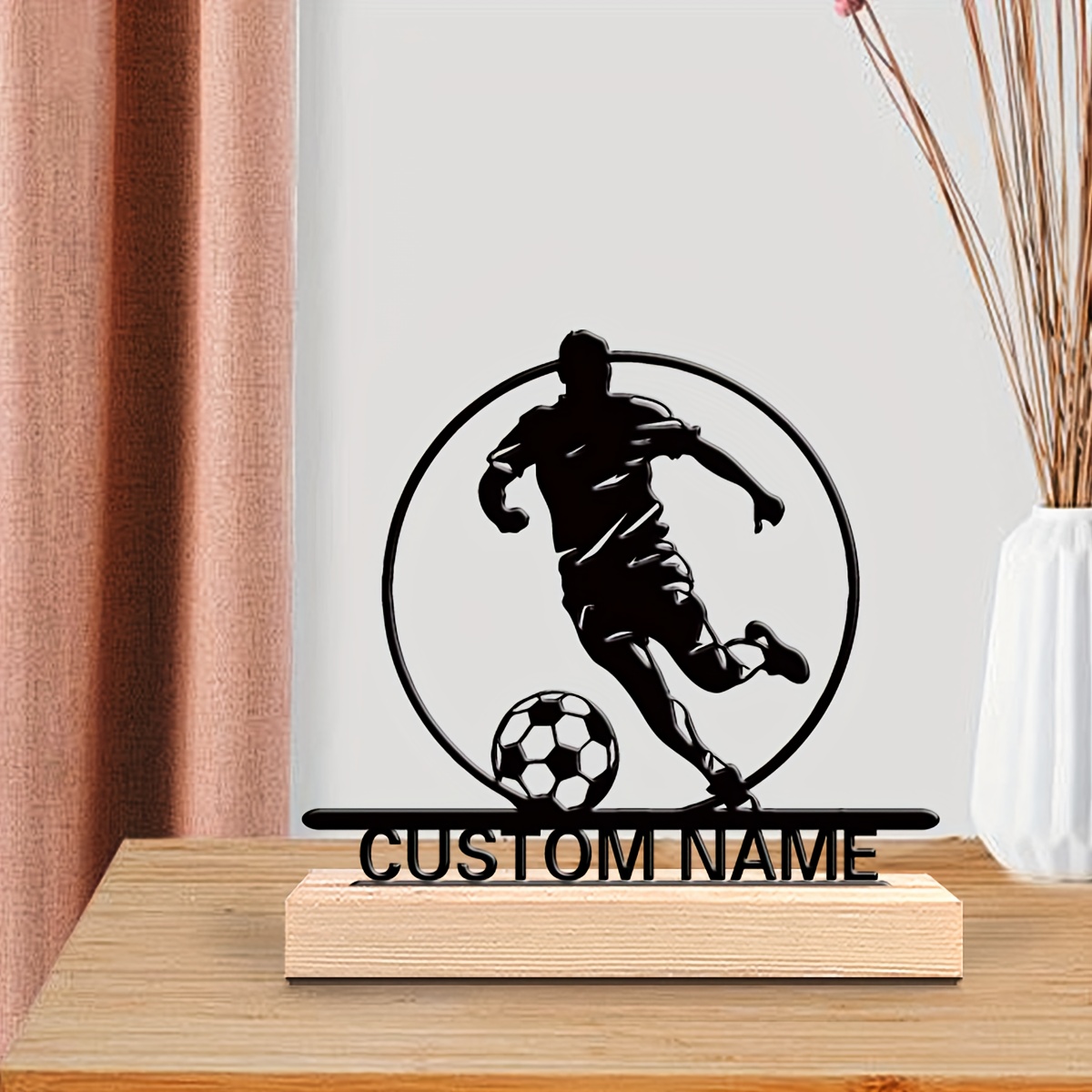 Patung Logam Pemain Sepak Bola - Office Furniture Design ulasan dan harga