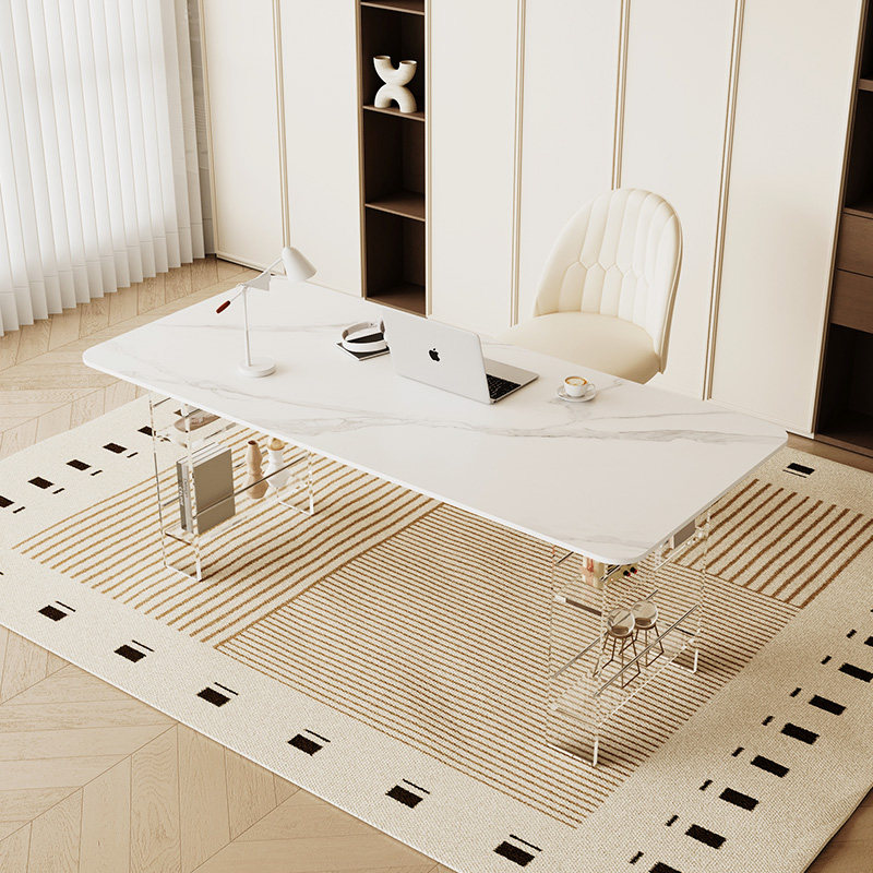 Meja Kerja Batu Sintered Kelas - Office Furniture Design ulasan dan harga