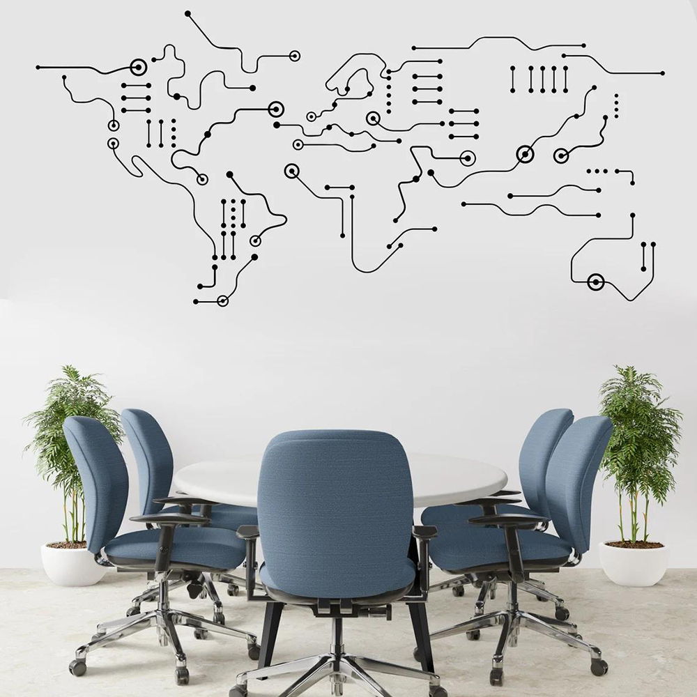 Papan Sirkuit Peta Dunia Kanto - Office Furniture World ulasan dan harga