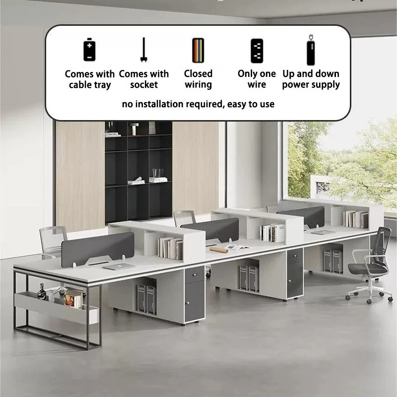 Set Meja dan Kursi Kerja Staf  - Work Office Furniture ulasan dan harga