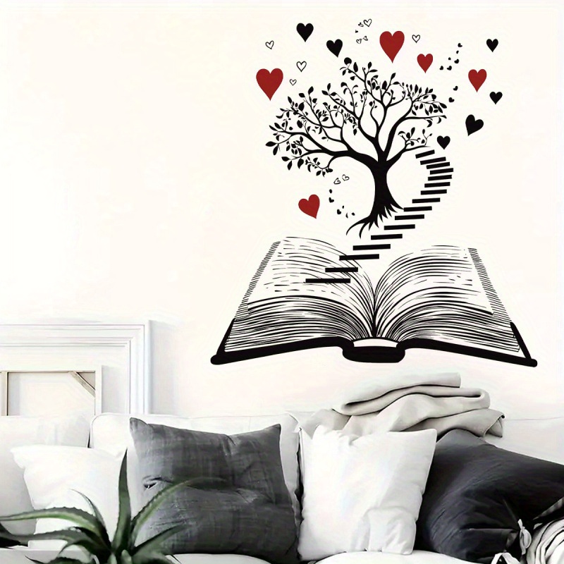 1 Stiker Dinding Dunia Buku Be - Office Furniture World ulasan dan harga