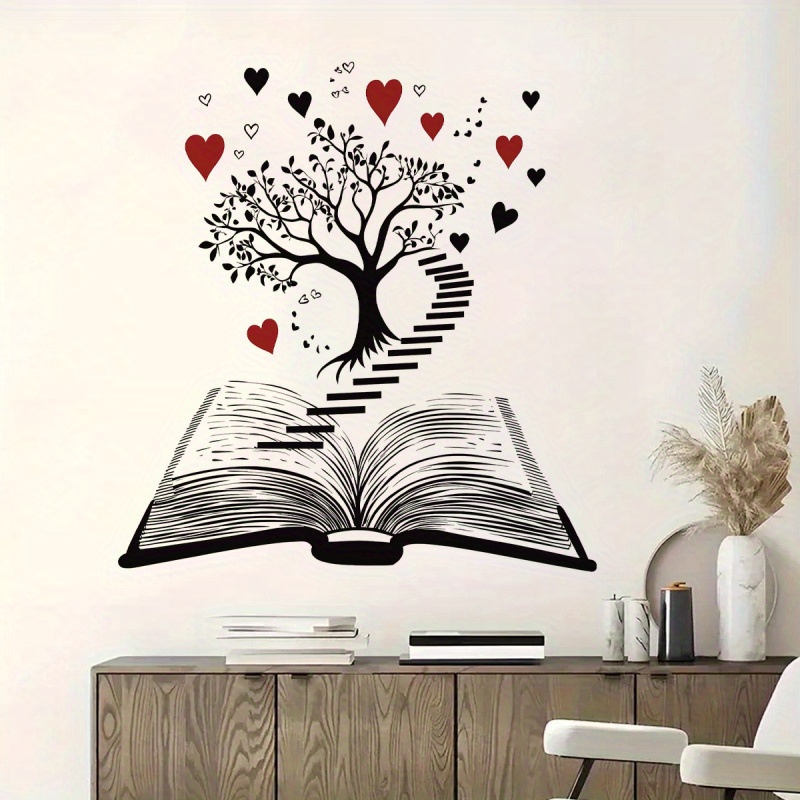 1 Stiker Dinding Dunia Buku Be - Office Furniture World ulasan dan harga
